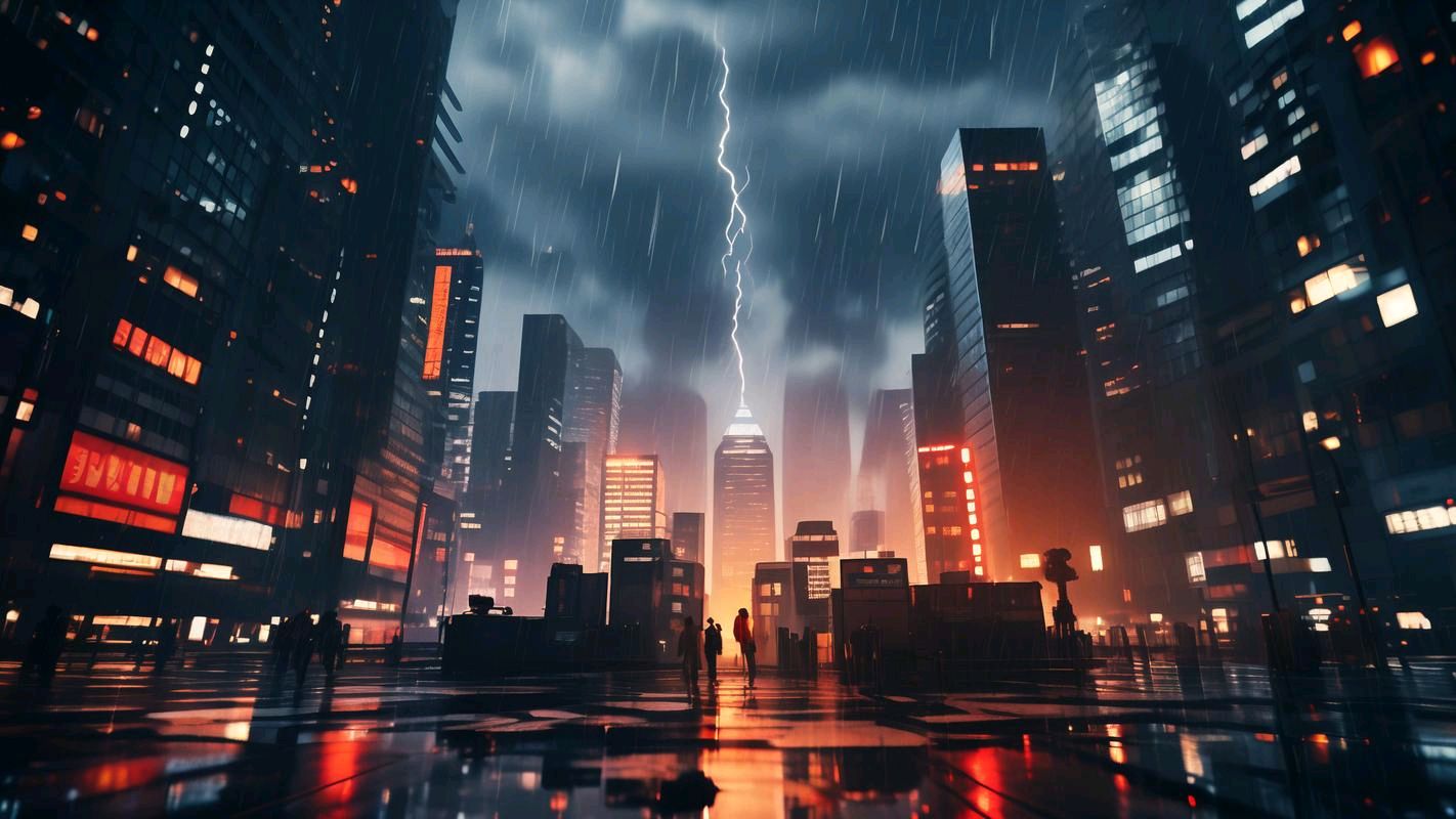 灯火阑珊处的雨～诗◑马文同（图11）