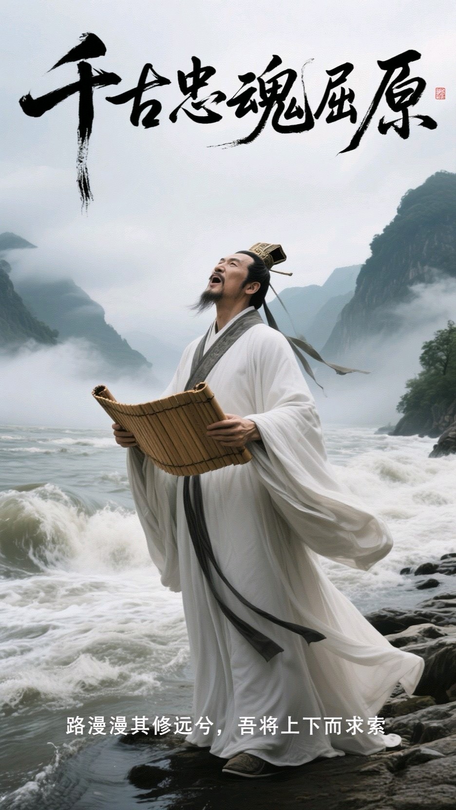 🔥🔥🔥【端午节专题】端午咏怀Ⅱ天问千言惊浩宇，离骚一卷恸尘寰（图2）