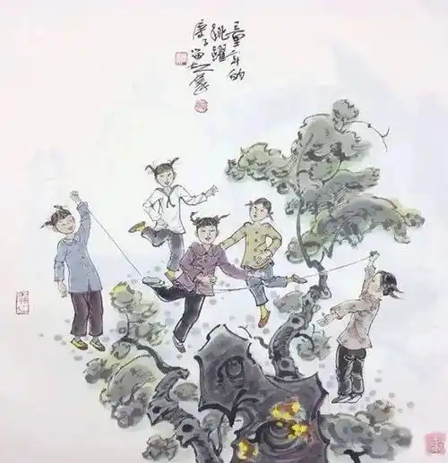 敬请欣赏||六一忆童年即怀 作者:王建（图4）
