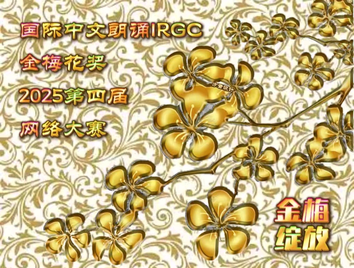 【隆重推出】国际中文金梅花奖朗诵比赛组委会主任强朝晖《金梅隔屏 双星凝眉》主播 彭兰（图4）