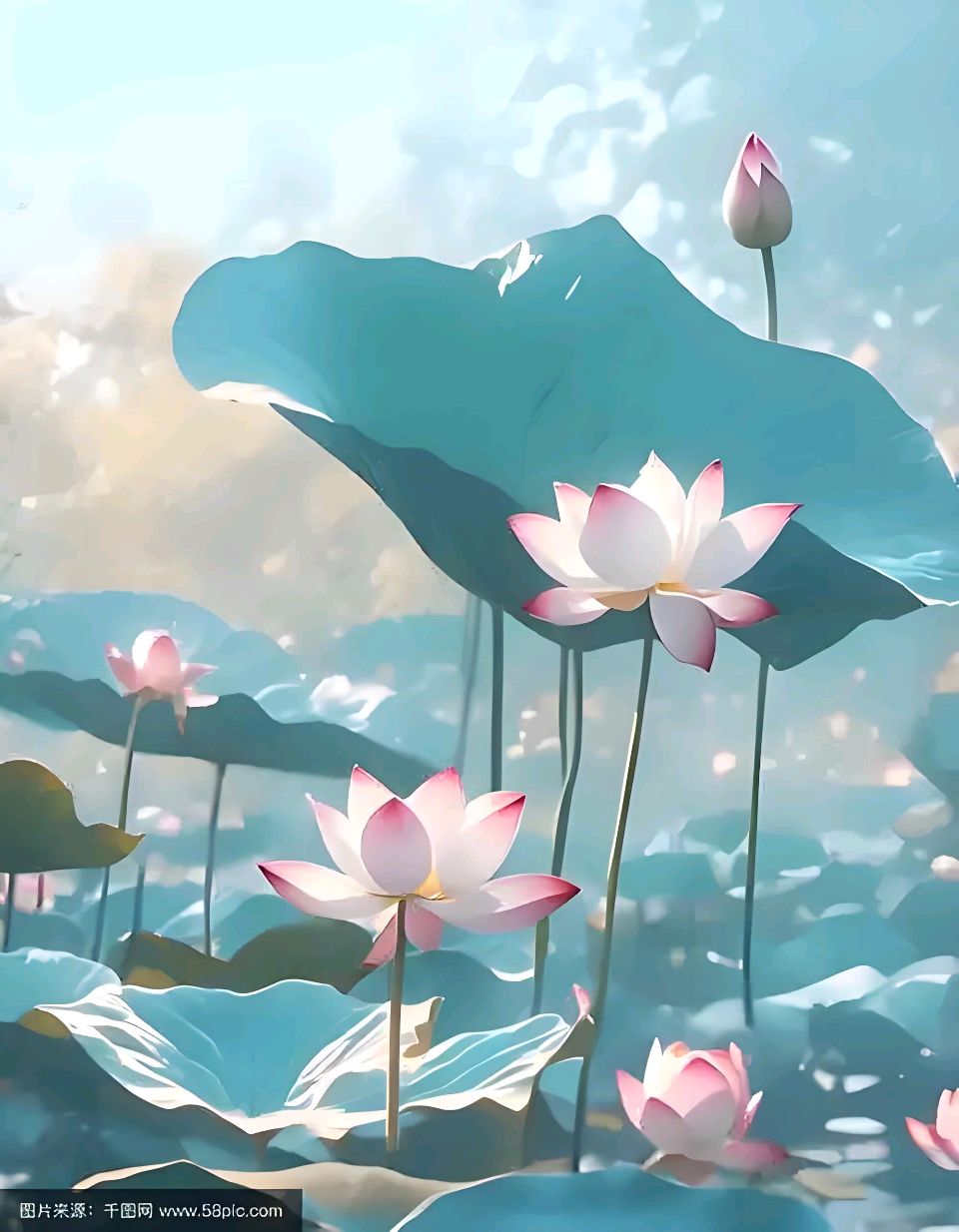 聆听 ‖ 梦缘梦朗诵《雨荷》作者/静（图6）