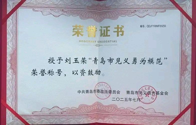 七律-咏见义勇为模范刘玉荣～诗◑雅轩琴韵（图14）