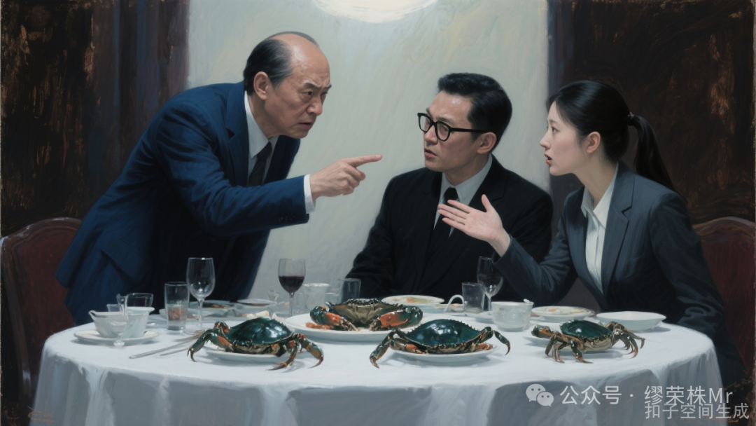 局长质问科长,科长看向秘书,现场气氛紧张