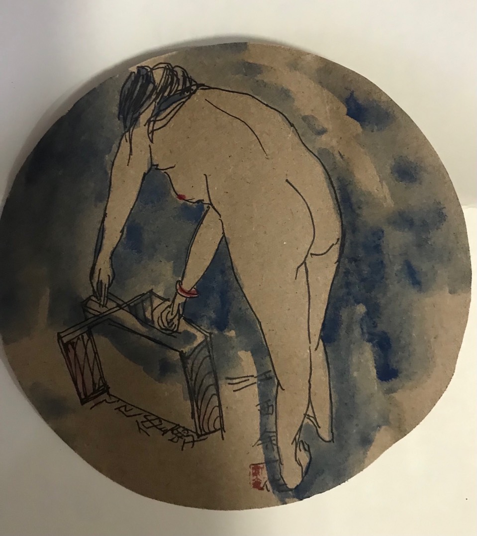 （艺林特刊） 人间唯写清纯梦，着意画箋琢玉如——余一笔墨之心世界（图20）
