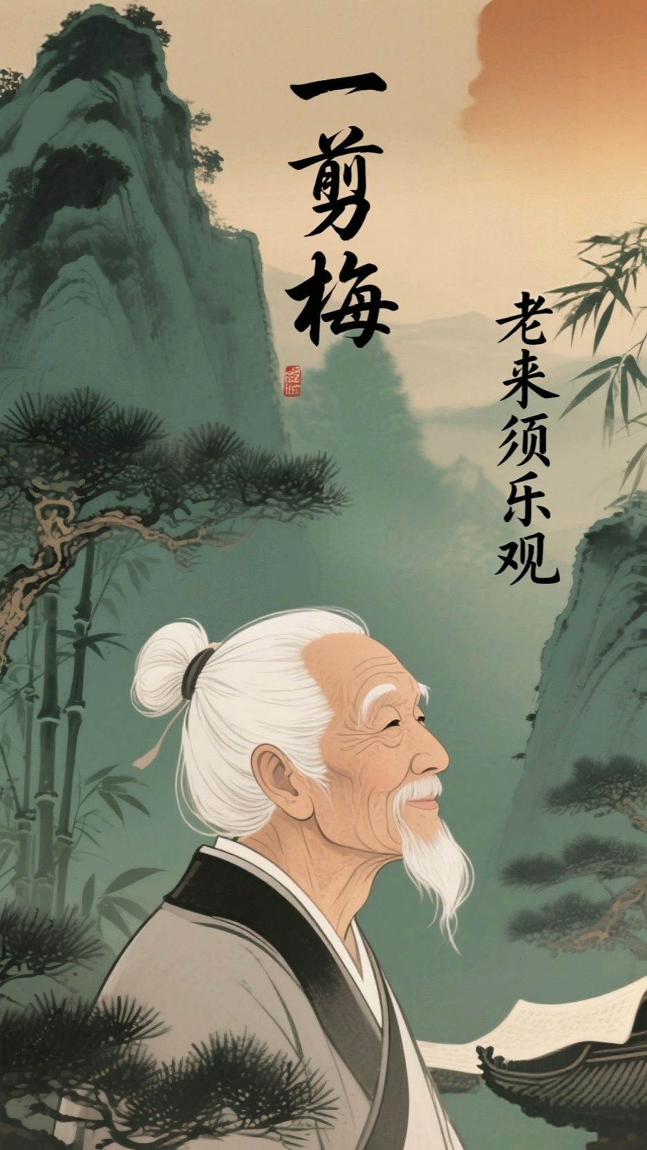 一剪梅·老来须乐观Ⅱ文/暖阁轩（图3）