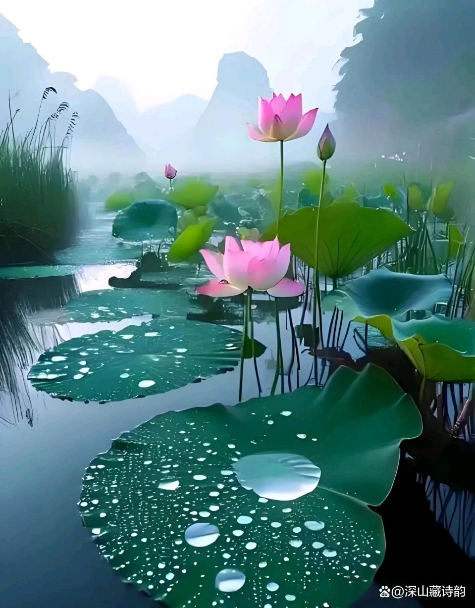【原创】《七绝 • 雨后荷塘》外一首/文/梁正明（重庆）（图3）