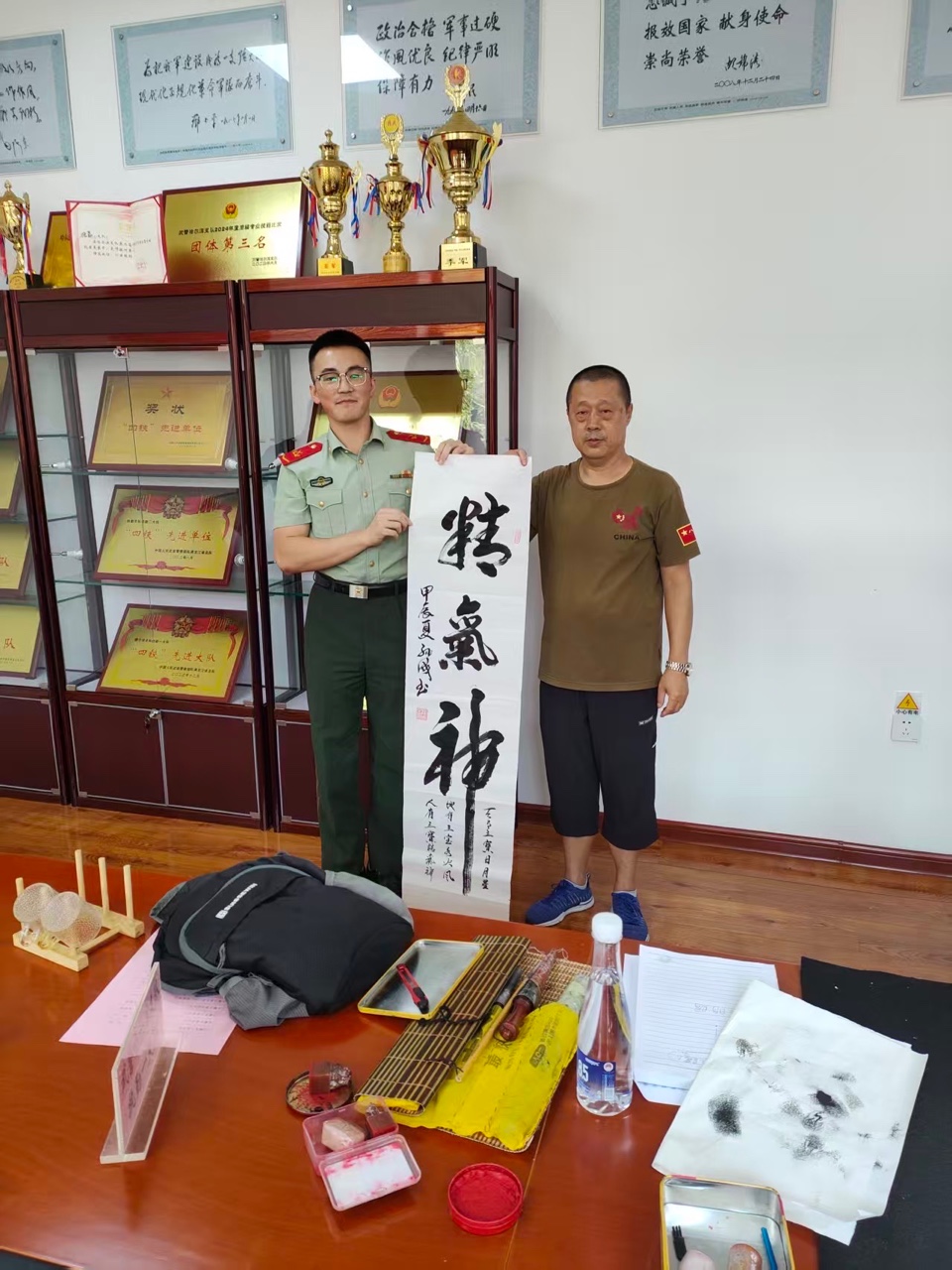 孙成：从军营到书画界，笔墨绘就多彩人生，作者孙成贵（图18）
