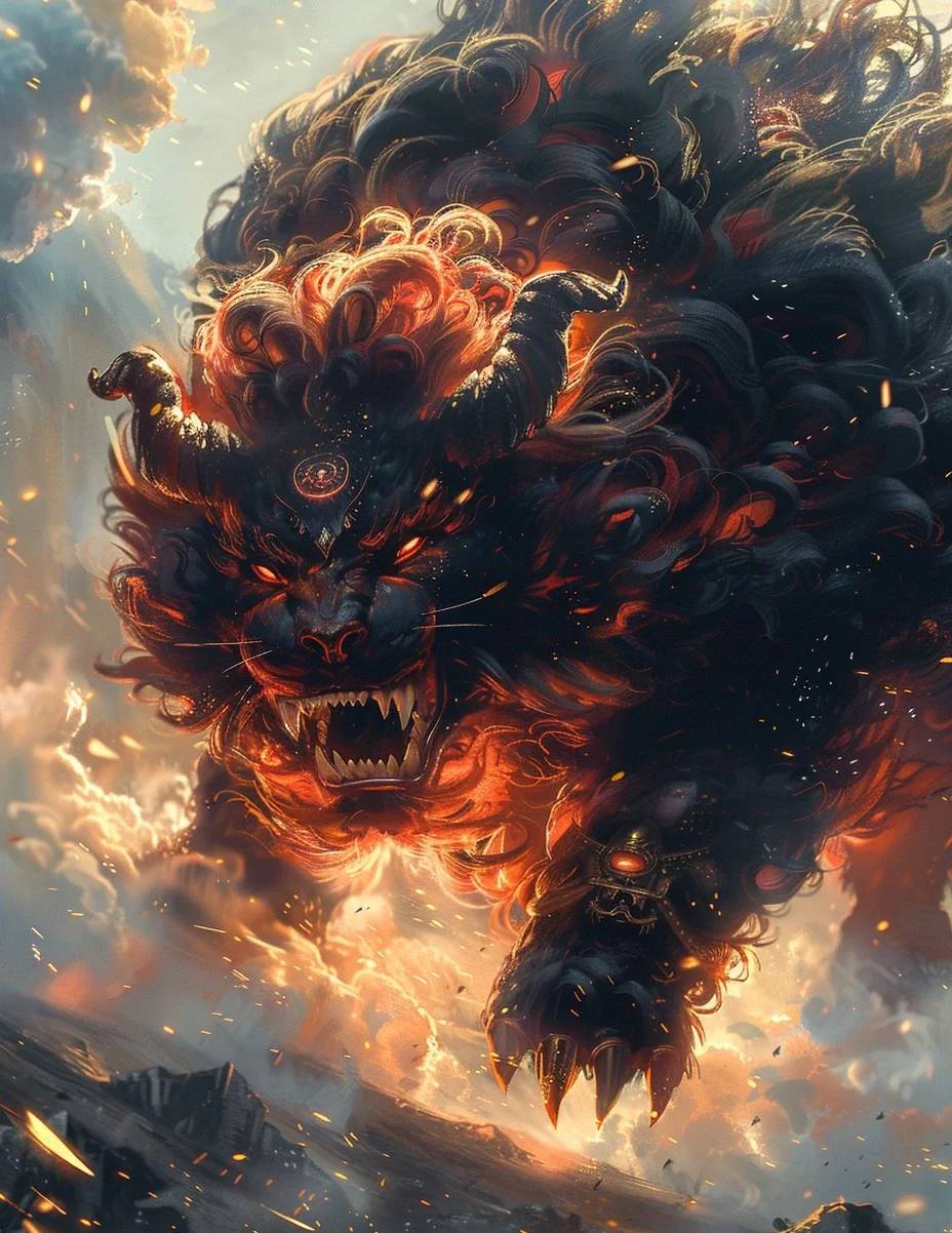 玉帝的“沂沭明珠”被盗，雷公电母大战恶龙饕餮！（图3）