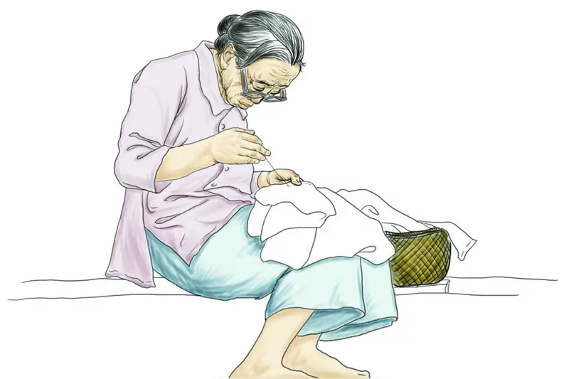 依韵方立新老师（晏斯林）/【双调·枳郎儿】老妈（文/张华兴）……莲叶之珠文学社（图6）