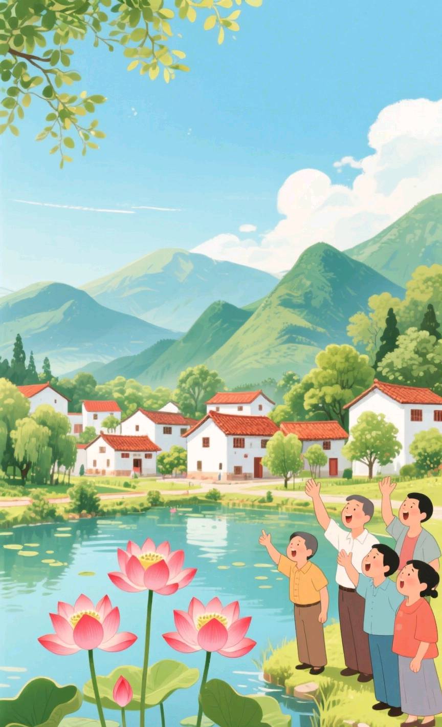 【荣耀中国】辘轳体•五蒂莲花共争鲜（新韵）文/郑占荣（河北）（图5）