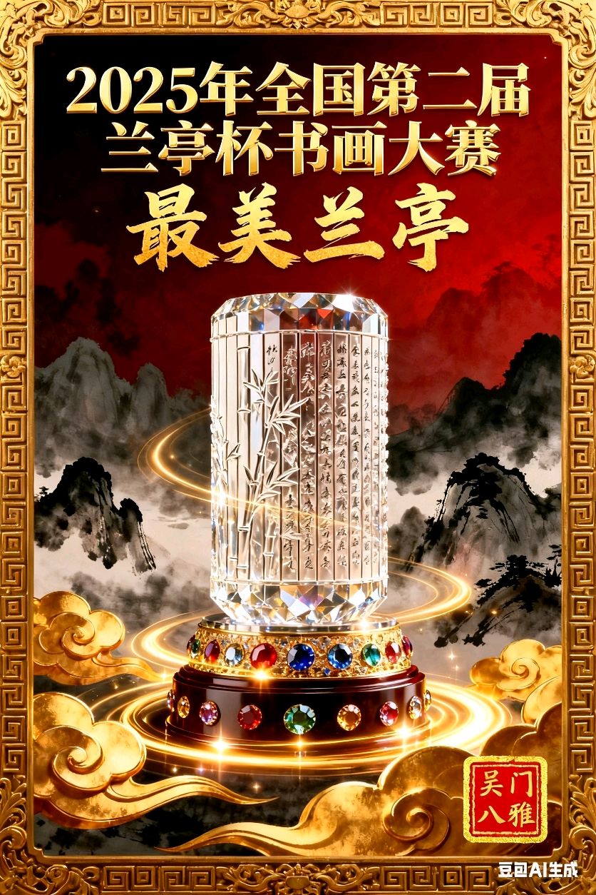 赛事快讯——2025年全国第二届书画家“ 兰亭杯”书画大赛获奖名单2025年全国第二届书画家 “兰亭杯”书画大赛,吴门八雅兰亭杯书画大赛是国内最美兰亭