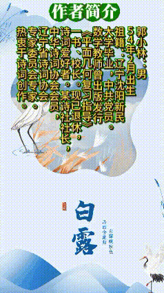 《当代诗人郭小林创作当代古诗词牌赏析》作者：郭小林 [中国现代诗歌文化传媒推荐]（图8）