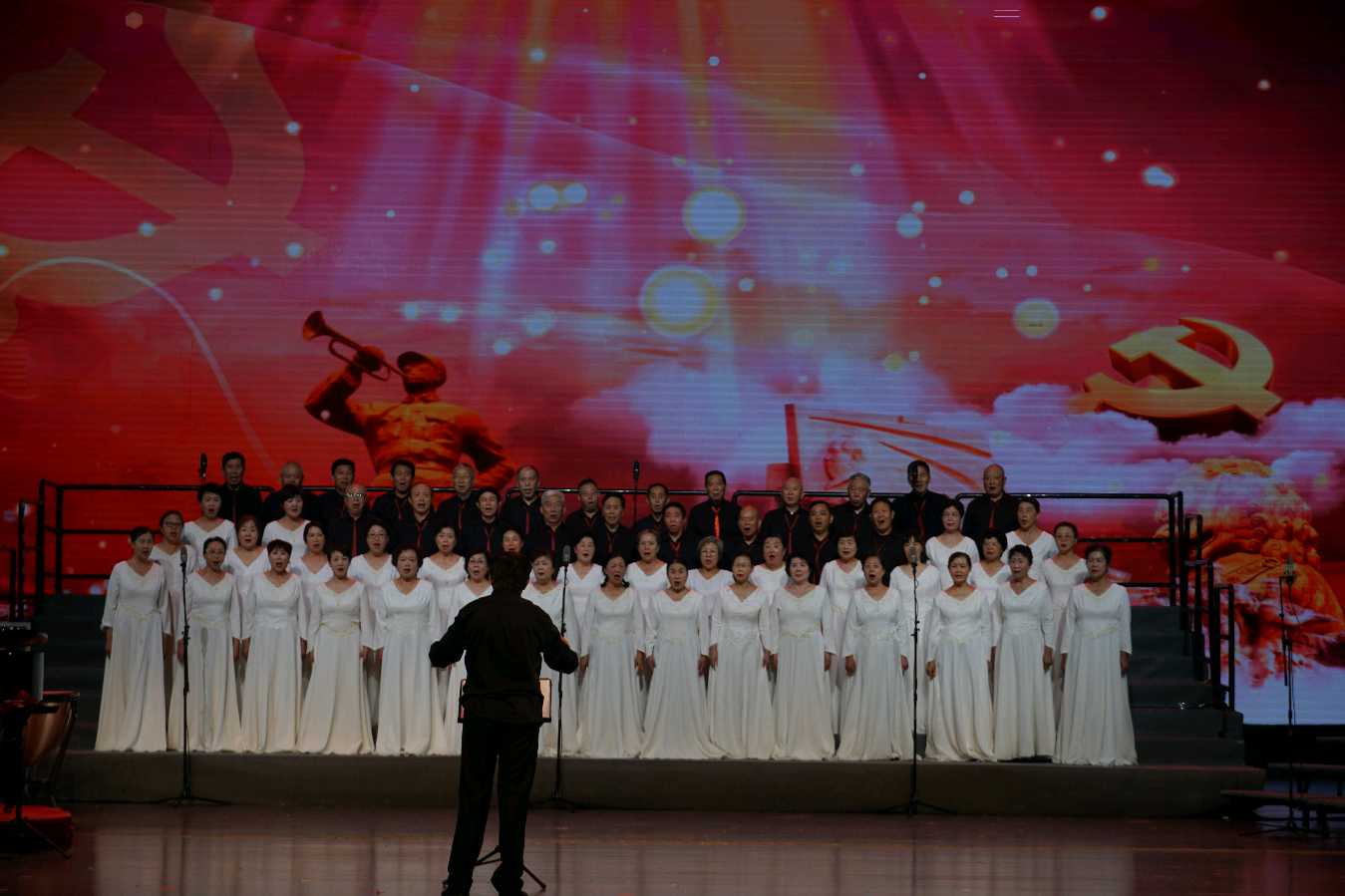 热烈祝贺《黄河大合唱》专场音乐会圆满成功；主播:李延廷；编辑:开心快乐【运河之春】(第210期)（图11）