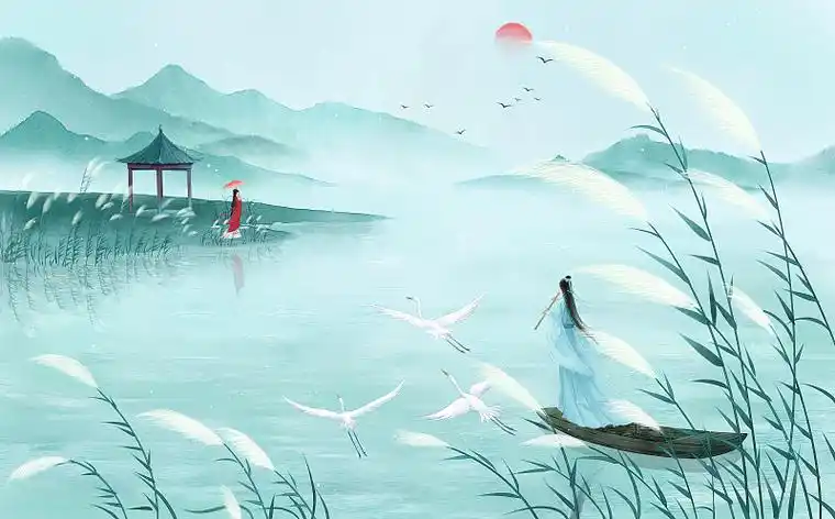 蒹葭苍苍，引领你走入量子诗歌“七嘴八舌”说诗评诗系列之文酌老师的佳作《在蒹葭中》一同来欣赏（图36）