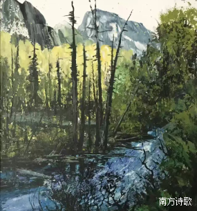 姜华|树叶向背风的一方弯曲(组诗)