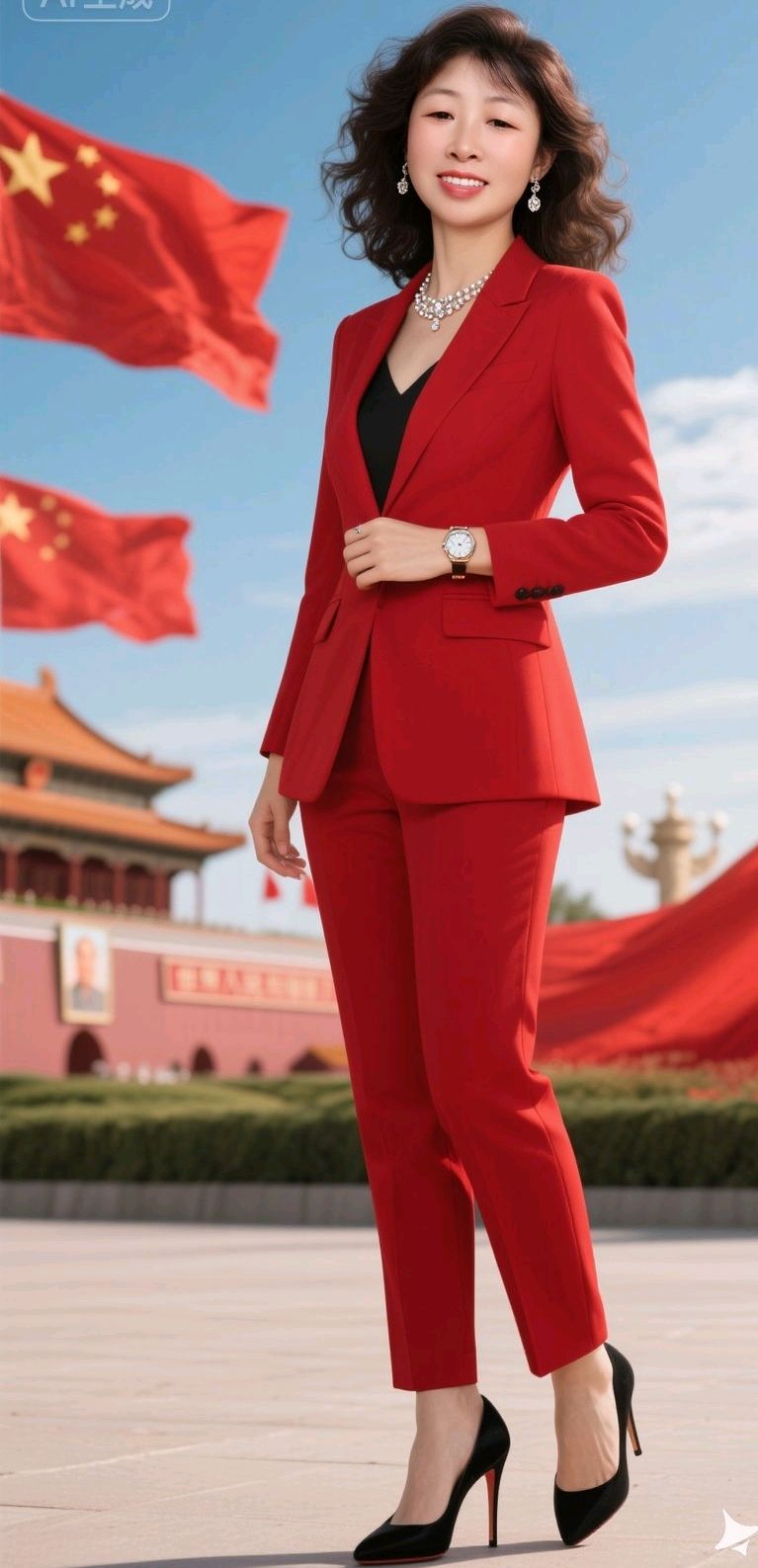 【荣耀中国】《赤旗跃向黄金海》——国庆快诗四则作者/张俊侠（图5）