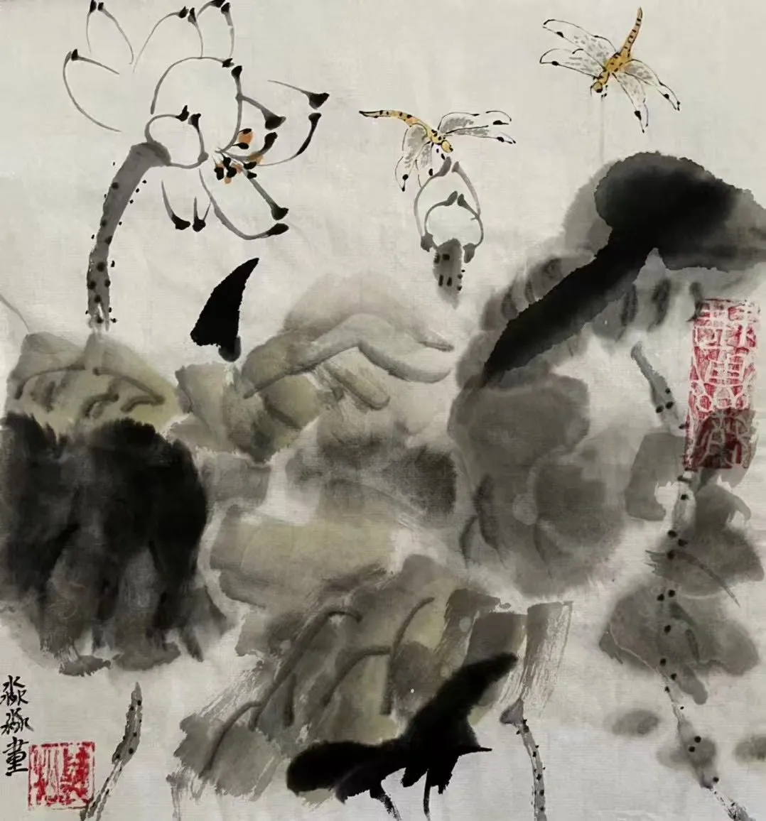 简篇-六水叠韵:崔淼淼以水墨画人生