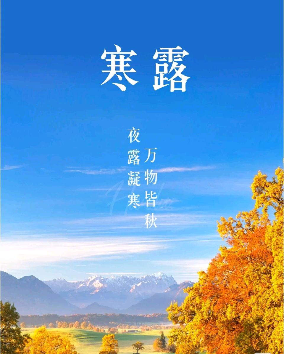 东方书剑的《七律・寒露寄咏》