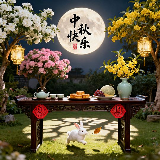中秋（外一首）/作者：欧阳贤（图4）