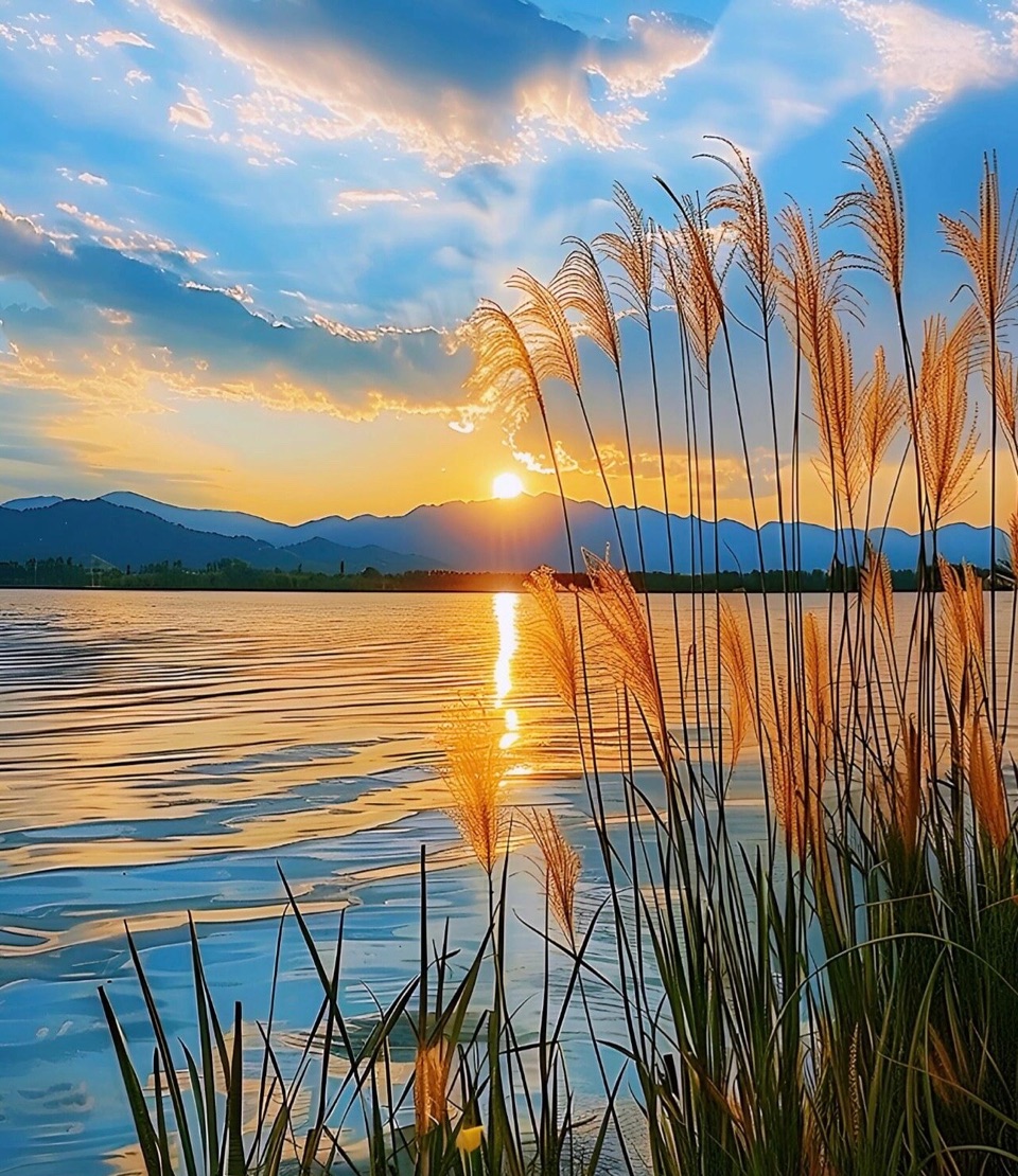 ［看图写诗］夕阳//文/平台5诗友（图14）