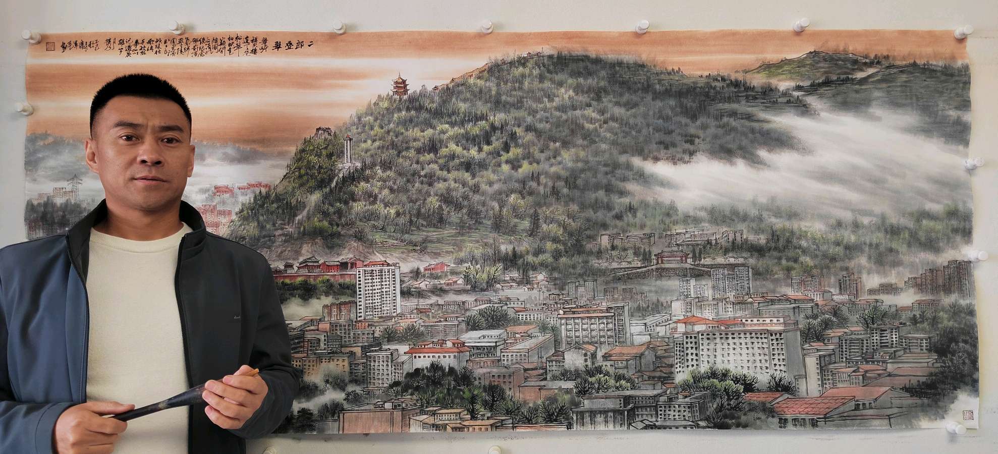 岷县十二景之“二郎叠翠”