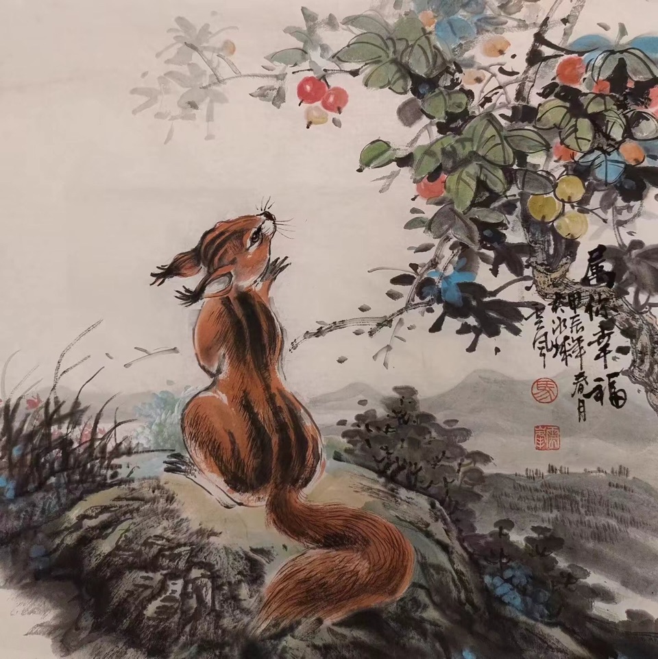 孙成贵赏析马云峰画作5-禅意笔墨，妙趣天成（图3）