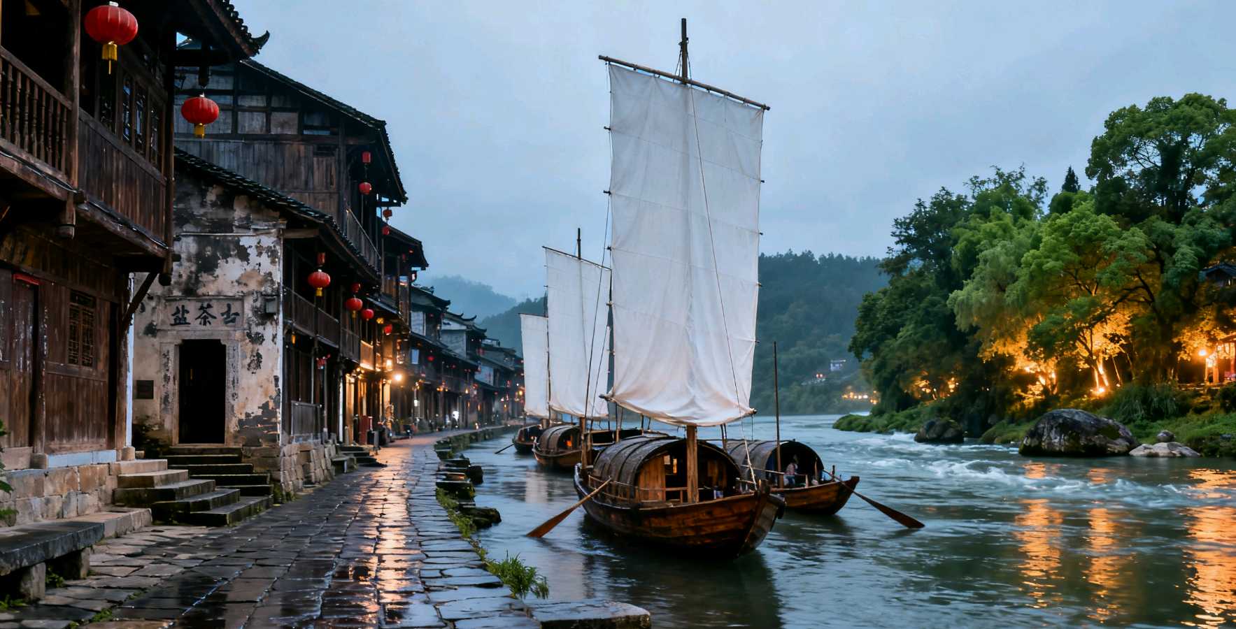 【荣耀中国】【中吕.山坡羊】湘西州四大古镇组曲胡丕文（湖南）（图4）