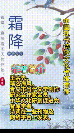 《海风当代诗人创作当代古诗词牌赏析》作者：海风 [中国现代诗歌文化传媒推荐]（图9）