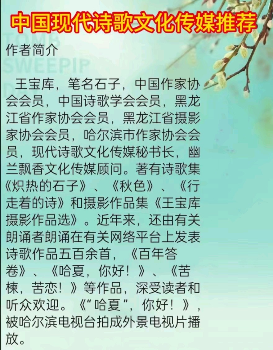 《当代诗人石子创作当代诗三首》作者：石子 诵读：园园 [中国现代诗歌文化传媒推荐]（图9）