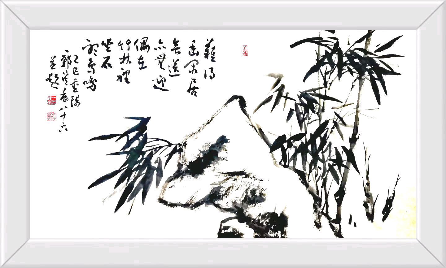 为《老郭有画》——朋友订作三尺宣横幅/题图