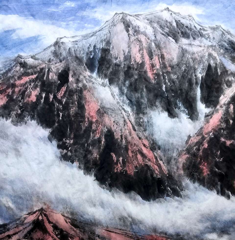 画家吴马西部印象山水形式美学特征研究（图2）
