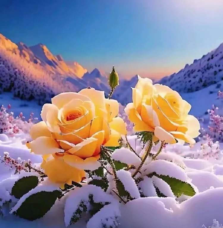 ［佳作欣赏］花影念雪//文/雪中行（图2）