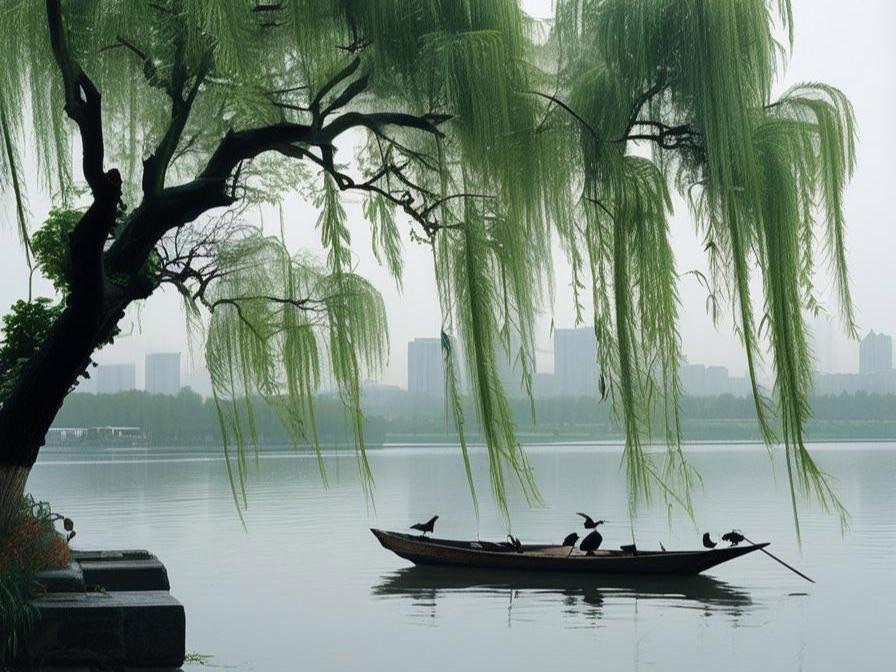 ［佳作欣赏］江绿引谁暖，身安伴情长//文/袁维平（图2）