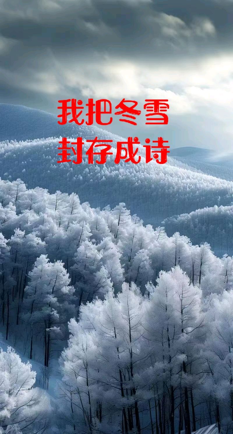 我把冬雪封存成诗～诗◑马文同（图10）