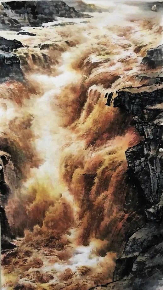 【卓然艺术联盟】欧震：黄河在咆哮｜朗诵：相逢一笑（总2983期）（图3）