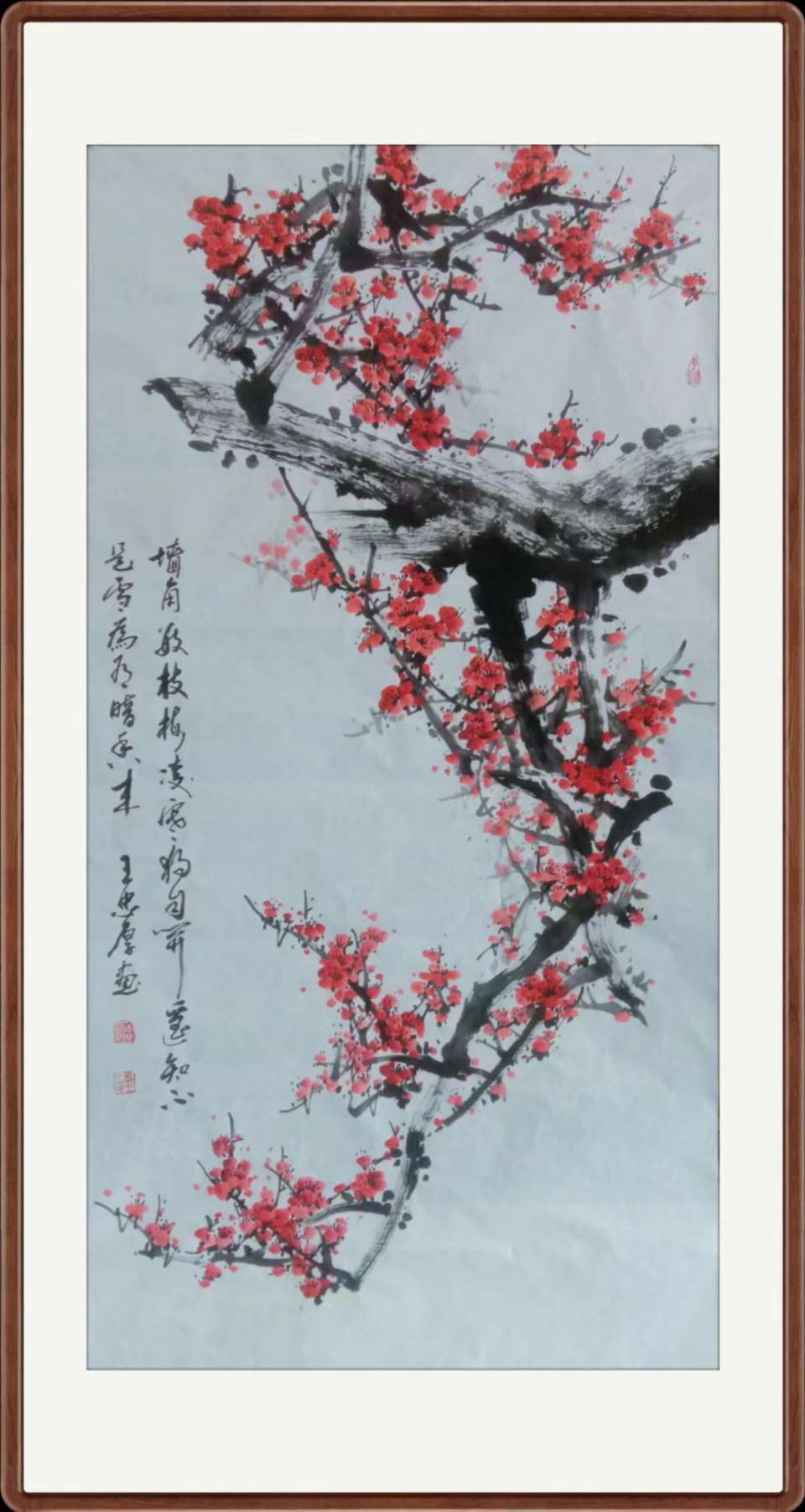 王忠厚梅花作品欣赏（图9）