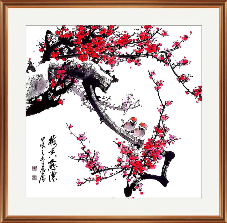 王忠厚梅花作品欣赏（图3）