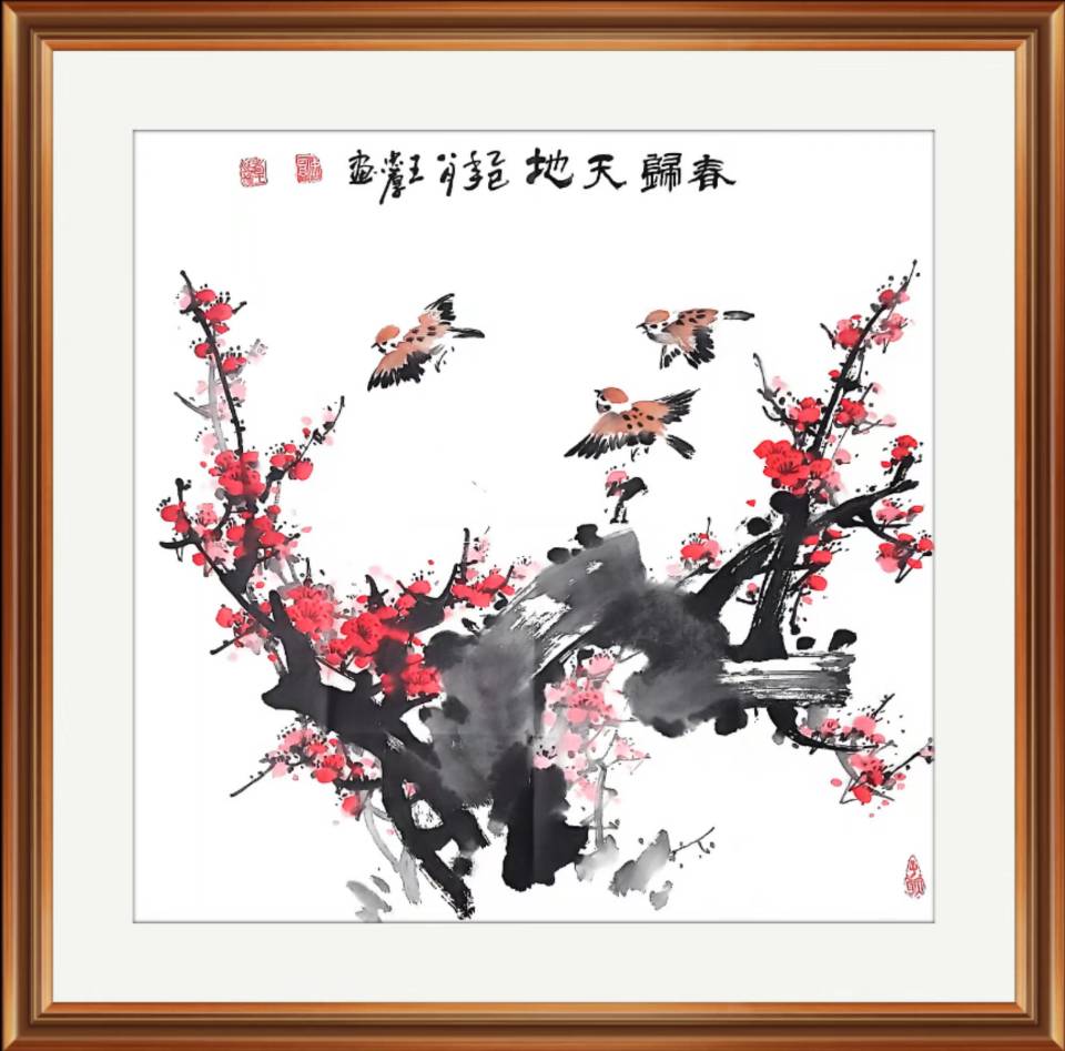 王忠厚梅花作品欣赏（图23）