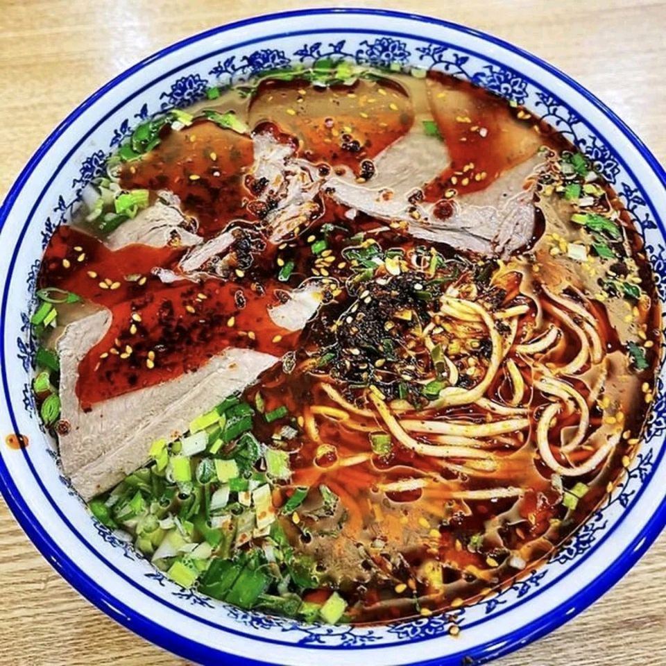 秋蕊香引·兰州牛肉面感吟金夜（兰州）（图4）