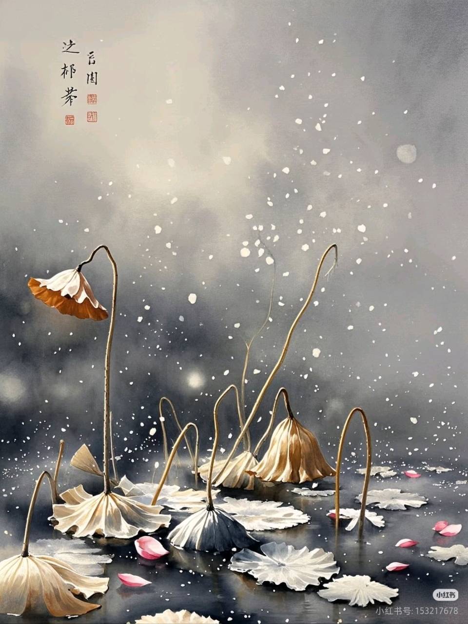 【蓝月亮诗刊】签约诗人:隆光诚/七律·残荷(图3)