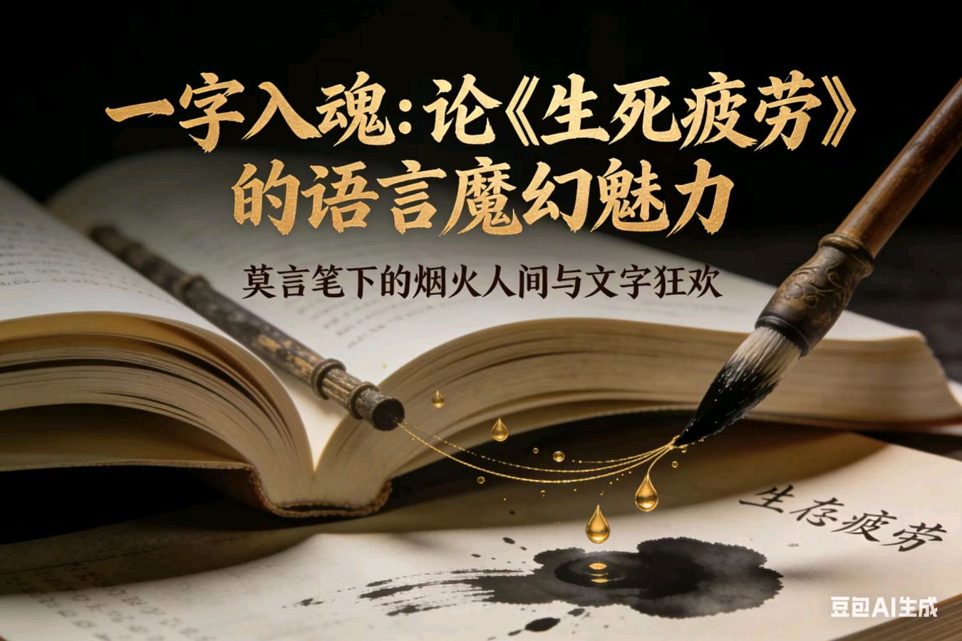 【茌山读书】山东乌以强‖一字入魂：论《生死疲劳》的语言魔幻魔力