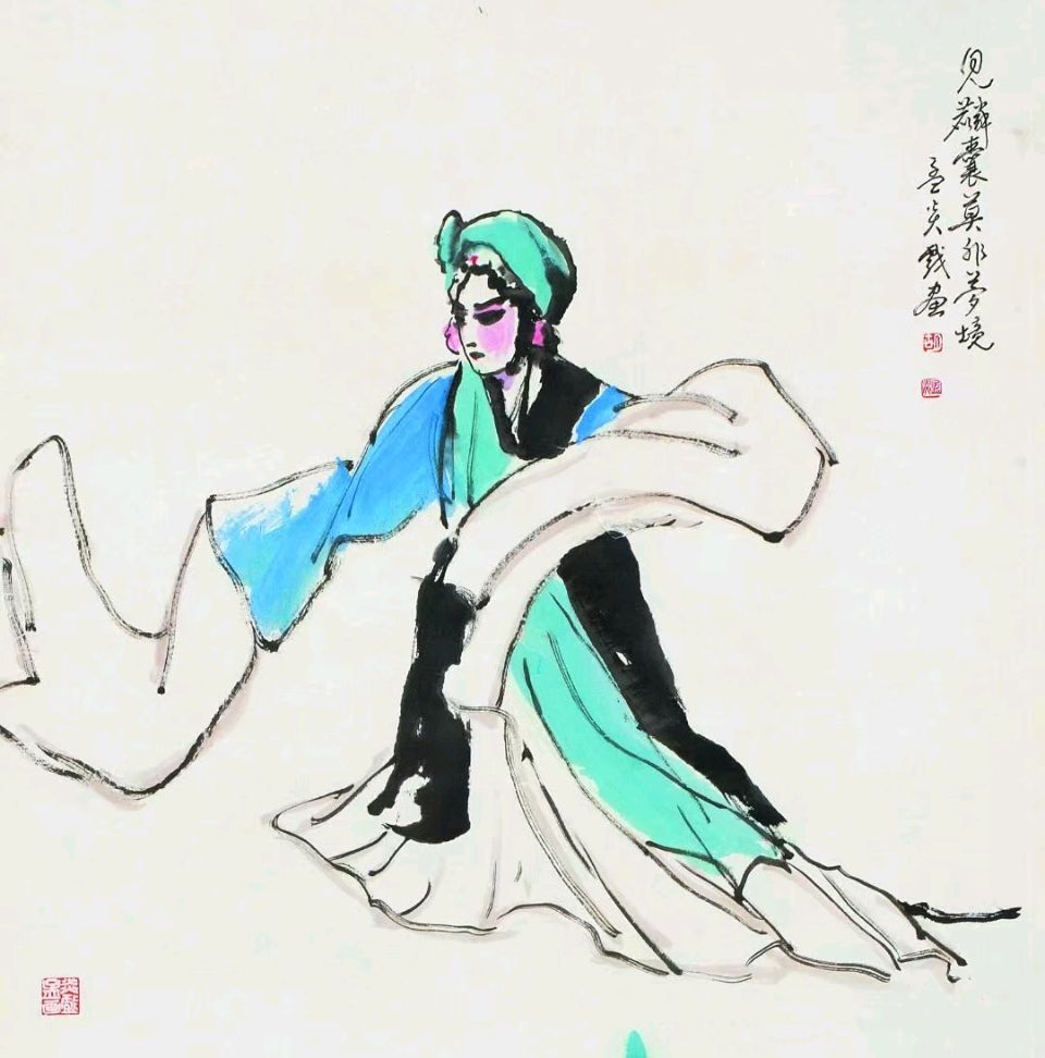 原中国美术馆收藏部主任，著名画家胡孟炎老师画作，与您共享！（图16）