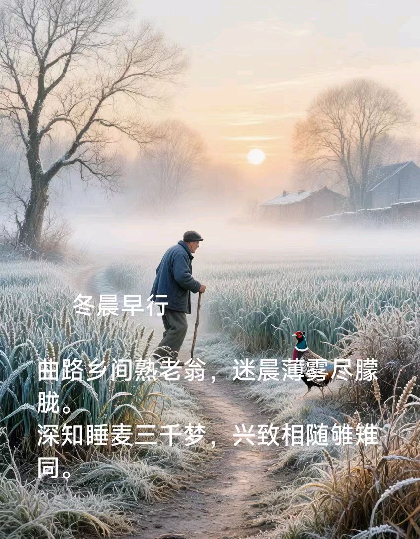 【故道文化·古诗·7887】姜金勇《冬晨早行》（图3）