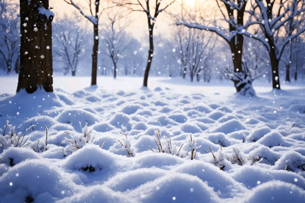 【新山东文学社】《雪花把自己捐给了大地》作者/陈铠 主播/苏宁(图3)