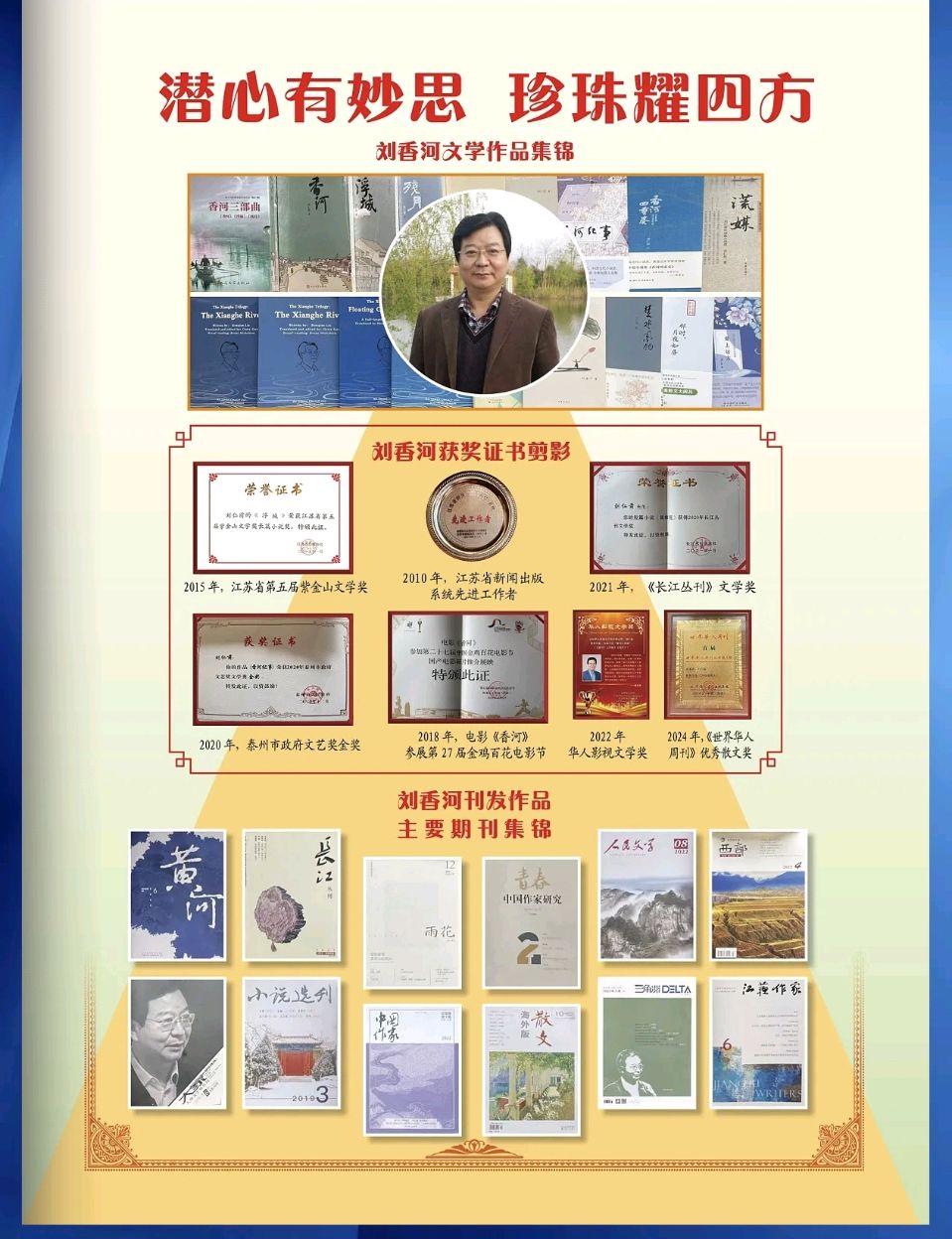 尹玉峰为刘香河散文题·诉衷情/‌鹧鸪天/旎诗丨附刘香河大作: 那年，雪下得很大丨京港澳台世界头条（图8）