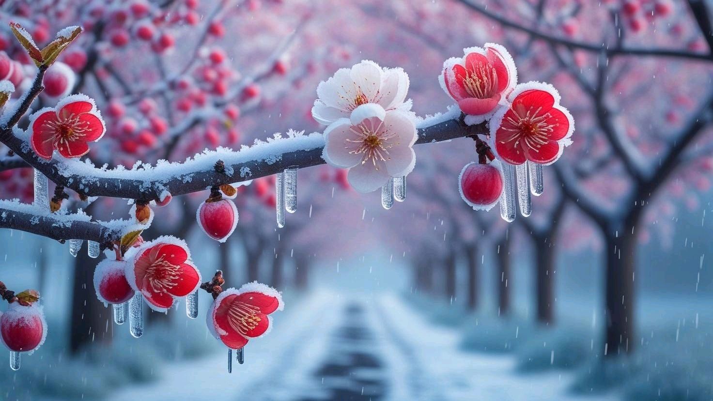七绝-梅雪恋（外一首）高哲林（河北）（图16）