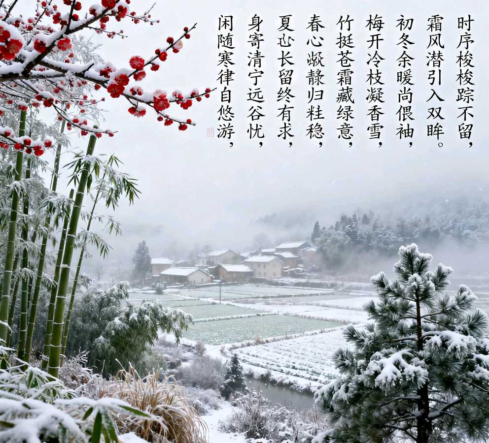 【荣耀中国】文学社*深冬念·长律 作者/王德贵（尘封的记忆）·江苏宿迁（图3）