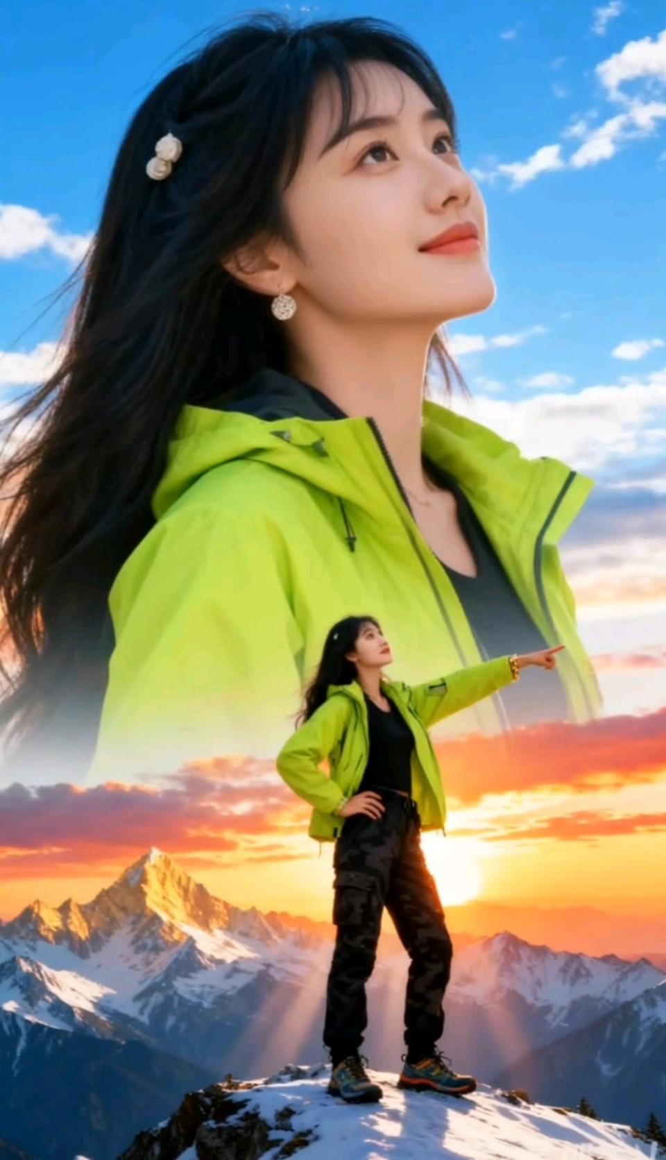 为美女图片配诗～李耀文（辽宁）（图14）
