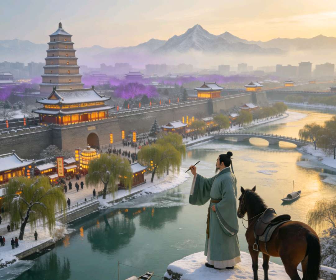 【豆蔻诗社】《长安望春》 作者/ 姚文礼（图5）