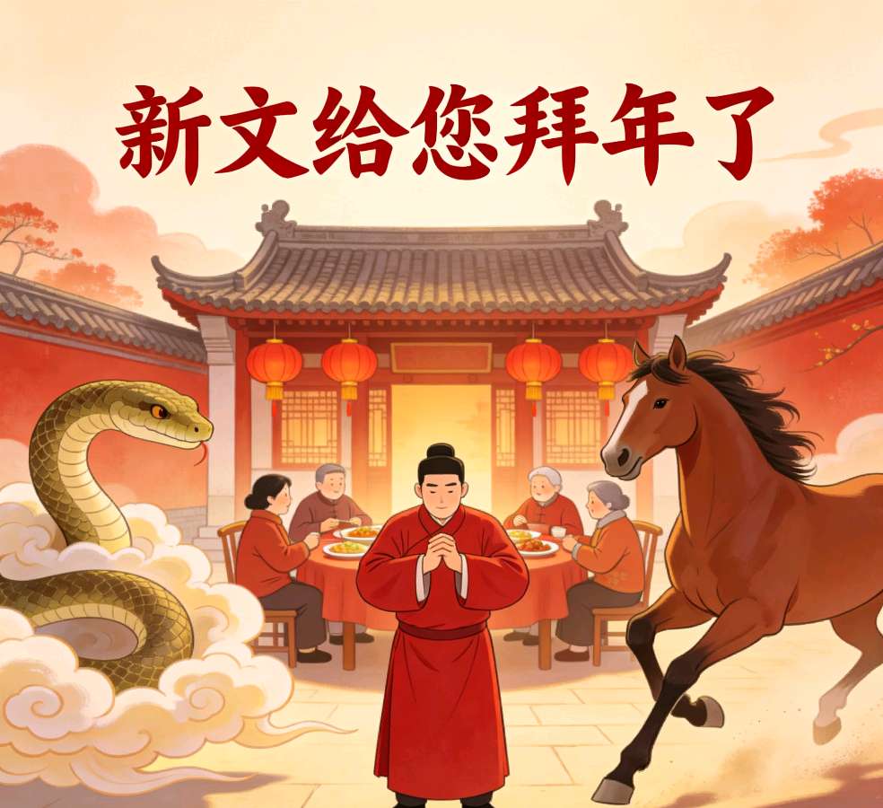 都市头条春节大联欢【荣耀中国】作品推荐自由体《新文给您拜年了》文/高新文（吉林）（图4）